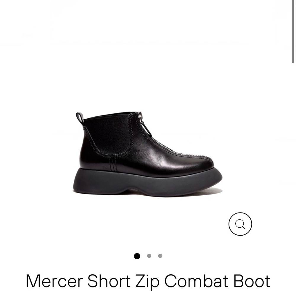 3.1 PHILLIP LIM RED ZIP UP MERCER SHORT BOOT - BRAND NEW